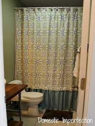 Adding Length To A Shower Curtain Shower Curtain Lengths Diy Shower Curtain Long Shower Curtains