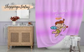 Im With Cupid Shower Curtain In 2020 Shower Curtain Decor Personalized Shower Curtain Fabric Shower Curtains
