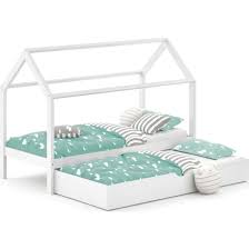 Bevor sie ein neues bett bestellen, muss zunächst … Vitalispa Kinderbett Wiki 90x200 Cm Weiss Schlafplatz Unterbett Hausbett Kinderhaus 2 Matratzen Norma24