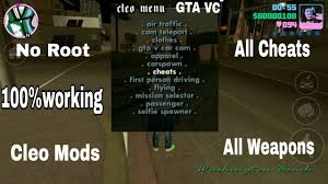 No Root How To Install Cleo Mod Cheats In Gta Vice City Android Hindi Urdu Youtube