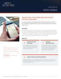 How do i get the weather alert texts on my phone?? Receive Real Time Severe Weather Alerts Anytime Anywhere Earth Networks Pdf Catalogs Technical Documentation Brochure