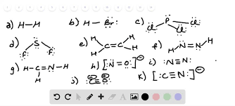 Solved Write Lewis Structures For The Following In molecules with an electronegative element bonded to.