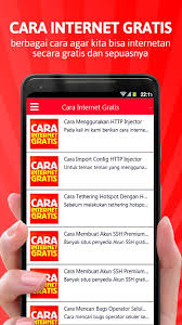 Anda terpikir untuk dapat internetan dengan gratis? Cara Internet Gratis For Android Apk Download