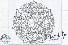 Download Mandala Svg Large Intricate Mandala Cut File 374639 Svgs Design Bundles