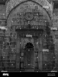 Adina mosque Black and White Stock ...