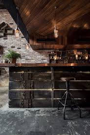 B L O O D A N D C H A M P A G N E Idee Deco Bar Design De Restaurant Comptoirs En Bois
