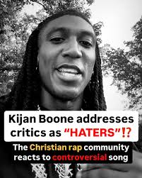 Christian artist @kijanboone addresses critics as “haters” after receiving  backlash for remaking “Pack it Up” by ian. Kijan claims critics are envious  while others see his response as as a way to