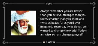 TOP 25 QUOTES BY RUMI (of 1775) | A-Z Quotes