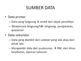 Misalnya data ini didapatlah dari berbagai sumber seperti publikasi pemerintah, sensus, catatan internal organisasi, buku, artikel jurnal. May Valzon Pspd Universitas Abdurrab Ppt Download