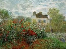 Monets Garten In Argenteuil By Claude Monet Claude Monet Art Monet Art Claude Monet Paintings