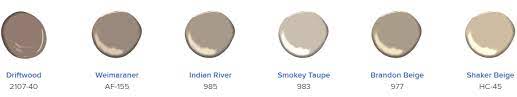 Taupe Color Families Benjamin Moore