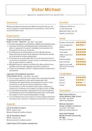 The sections should be neatly structured with enough white space between them. Medical Administrative Assistant Resume Sample 2021 Writing Tips Resumekraft
