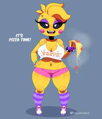 Oh no you have been caught by chica.but.its quite pleasant. Yy8yd On Game Jolt Toy Chica Is Looking Thicc Is She Beatiful Write It In Comments