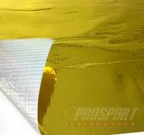 Gold Heat Reflective Self Adhesive Tape 20" x 20" square