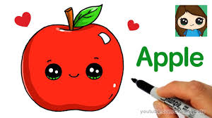 See more ideas about fruit painting, painting, art painting. How To Draw An Apple Easy Youtube