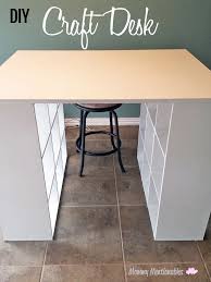 Diy Craft Desk The Story Of Five Craft Table Diy Craft Tables With Storage Craft Desk