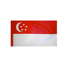 State flag of the republic of singapore established in 1959 and it became an indispensable symbol of the country, as the coat of arms and anthem. Singapore Flag Indoor Parade Kengla Flag Co