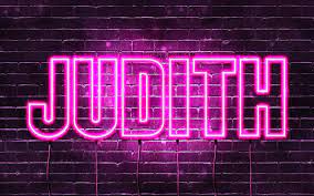 Below are some ideas for baby names that start with j based on data from the social security administration. Download Wallpapers Judith 4k Wallpapers With Names Female Names Judith Name Purple Neon Lights Happy Birthday Judith Picture With Judith Name For Desktop Free Pictures For Desktop Free