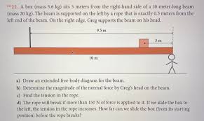 How many meters in 1 story? Answered 22 A Box Mass 5 6 Kg Sits 3 Bartleby