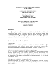 È luogo di transizione, di passaggi tra due mondi interni e di delicatissimi equilibri tra l'io e il. Accademia Di Psicoterapia Della Famiglia Dalla Soglia All Evento L