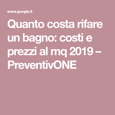 Quanto Costa Rifare Un Bagno Costi E Prezzi Al Mq 2019 Preventivone Bagno Bagni Stretti E Lunghi Ristrutturazione Del Bagno