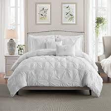 Shop for grey pintuck comforter set online at target. Swift Home Floral Pintuck Comforter Set Bed Bath Beyond