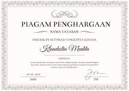 Contoh piagam penghargaan / sertifikat dengan ms office word. Tahukah Anda Apa Perbedaan Sertifikat Dan Piagam Tips Percetakan