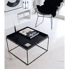 Hay Tray Coffee Table Black 60x60 Cm Living Room Design Styles Living Room Designs Interior
