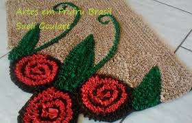 100+ fotos de tapetes de crochê (barbante) oval, redondo, quadrado, para banheiro, cozinha, sala, com gráficos e vídeos com passo a passo. Pin Em Bordado Livre