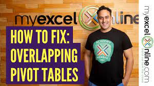 A Pivottable Report Cannot Overlap Another Pivottable Report Solution Pivot Table Excel Tutorials Microsoft Excel Tutorial