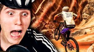 Ich Sturze Mich Mit 100 Km H Einen Berg Herunter Fahrrad Simulator Youtube