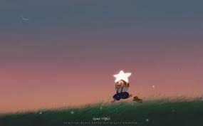睡了吗 摘颗星星给你 lost7 beautiful drawings art illustration artwork