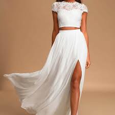 The term originates from the white colour of the wedding dress, which first became popular with victorian era elites after queen victoria wore a white lace dress at her wedding. 20 Best Bridal Separates Sets Of 2021