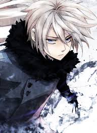 The color should be white or at most a light grey. White Eyes Anime Boy
