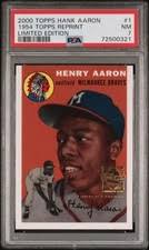 Las mejores ofertas en Hank Aaron temporada 2000 Tarjetas de Colección de  Deportes y accesorios de béisbol