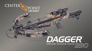 A powerful crossbow that launches arrows at game up to 415 fps with 153 ft. Centerpoint Crossbow Kit Dagger 390fps Fc Camo Fin Feather Fur Outfitters