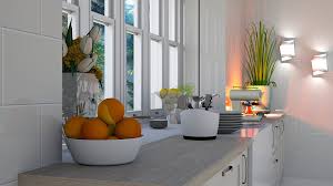 kitchen window light free image on