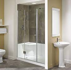 Neptune Koya Acrylic Shower Base With Seat 60x32 Ebay Acrylic Shower Base Shower Stall Enclosures Shower Remodel
