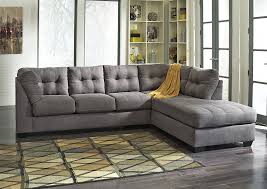 Maier Charcoal Right Arm Facing Chaise End Sectional Furniture Exchange
