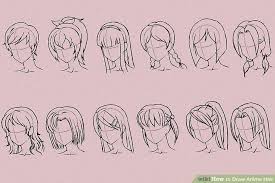 Gallery of anime haircut ideas for men. How To Draw Anime Hair How To Wiki 89