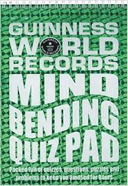 Since 1954, the world's wildest accomplishments have been carefully certified and documented by guinness world r. Guinness World Records Mind Bending Quiz Pad Forder Nicholas Richards Jon Simkins Ed Perry Sandra Amazon Es Libros