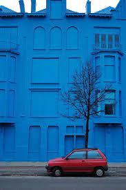 Deze Blauwe Huizen In Rotterdam Werden In 2006 Gesloopt Met Geld Van De Gemeente Beschilderde Beeldend Kunstenaar Flor Rotterdam Rotterdam Netherlands Holland