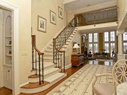 The haunted look of the icy doorway and stairs at the apartment building next door, out back of our space. Nice Overlook Into The Living Room Vaulted Ceiling Over The Living Room Staircase Isn T Directly In Front Of The Doorway House Design Dream House House