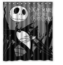 Nightmare before christmas rotating musical glitter globe. Christmas Decorations For Home Nightmare Before Christmas 160x180cm Waterproof Fabric Bathroom Shower Curtain Buy At The Price Of 21 85 In Aliexpress Com Imall Com