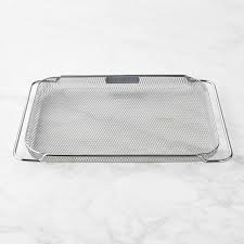 It is recommended that new galvanised wire mesh used in aviaries and pet cages be treated to remove excess zinc that could possibly harm the pets. Breville Smart Oven Air Mesh Baskets Set Of 3 Williams Sonoma