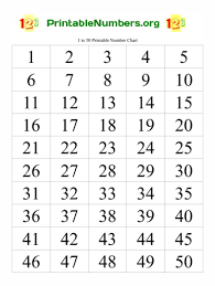 The easter egg numbers are arranged in lines of five. 8 Best Printable Number 1 50 Worksheet Printablee Com
