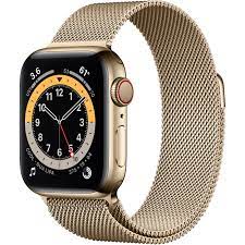 Shop apple watch series 6 (gps) 44mm gold aluminum case with pink sand sport band gold at best buy. Apple Watch Series 6 M02x3ll A B H Photo Video