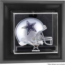 Dallas Cowboys Fanatics Authentic Black Framed Wall Mountable Mini Helmet Display Case Dallas Cowboys Frames On Wall Cowboys