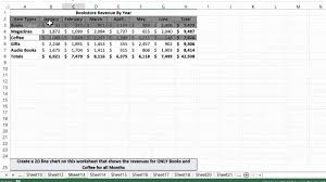 Excel 2013 2d Line Chart