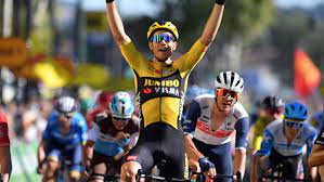 Georges & sarah ‍ cyclist @jumbovisma_road & @redbullbe athlete godfather @towalkagain 'stilstaan is achteruitgaan' #all4goolie. Just The Start Wout Van Aert Belgian Cyclist Headed For Big Things